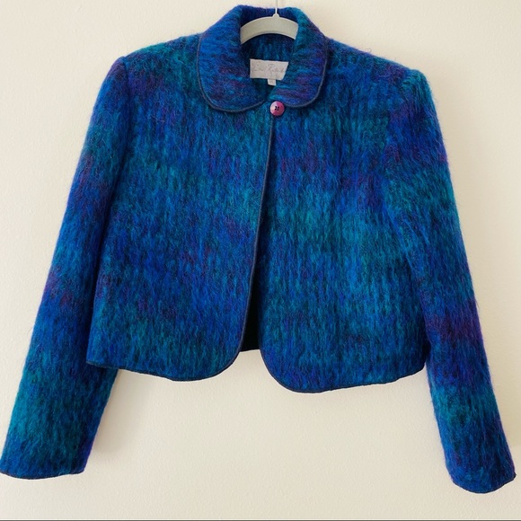emil rutenberg collection mohair blend jacket - Picture 3 of 7